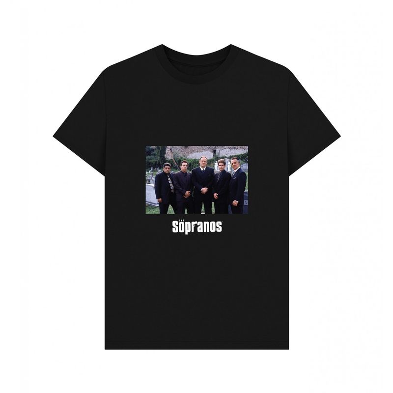 The Sopranos Unisex Adult Cast TShirt  Black